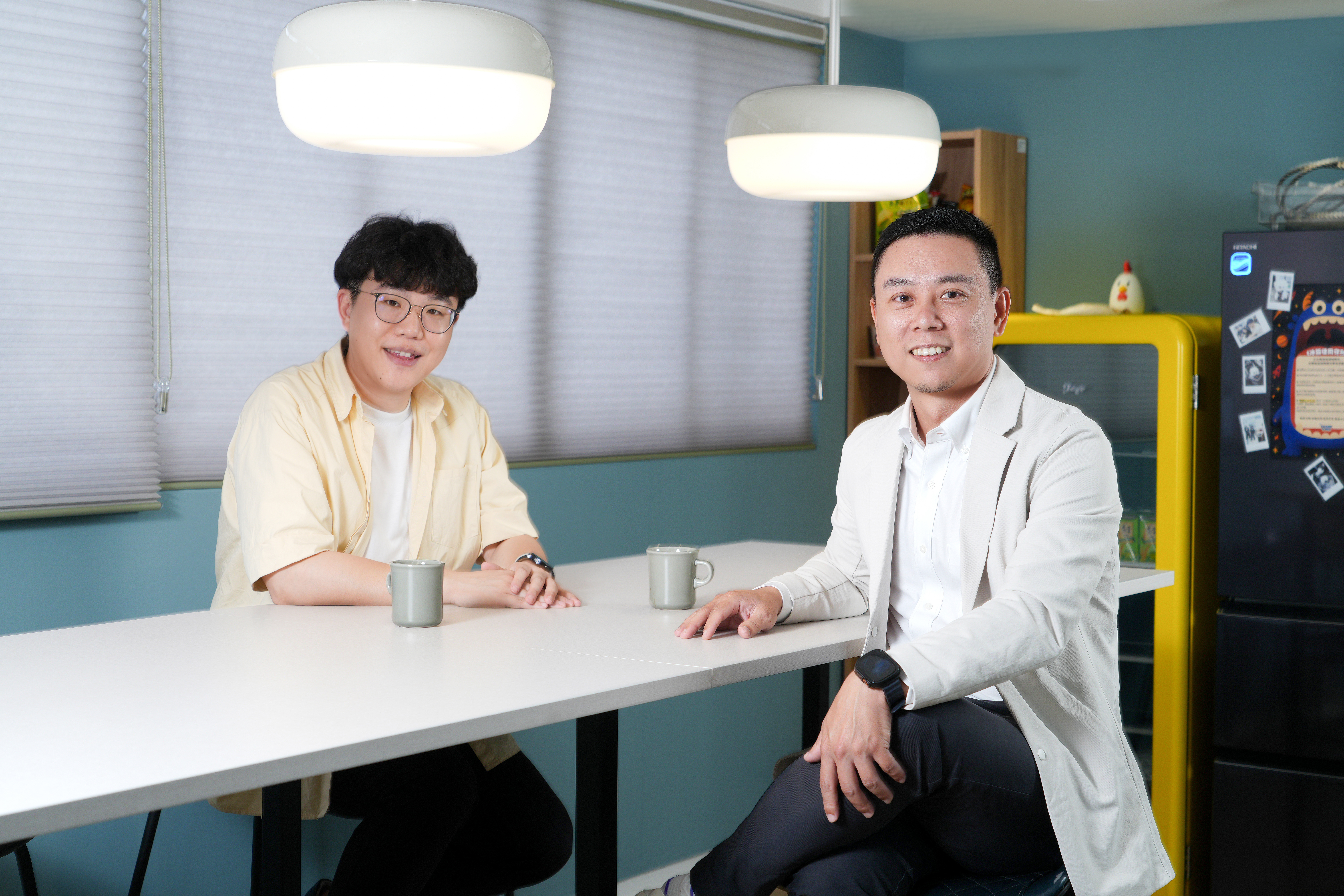 左起,方睿科技執行長吳健宇、希睿創新置業總經理蔡焦緯(圖/ 數位時代)